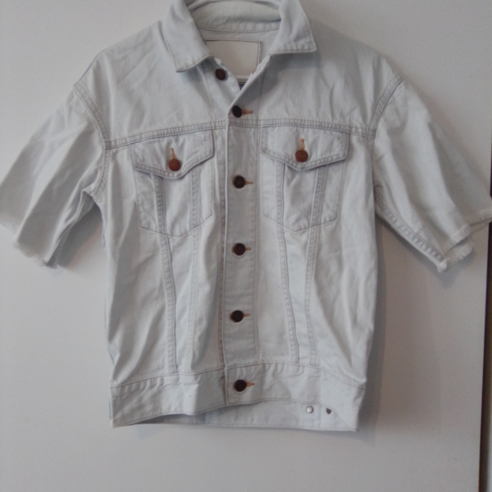 Men's Light Gray Denim Jacket